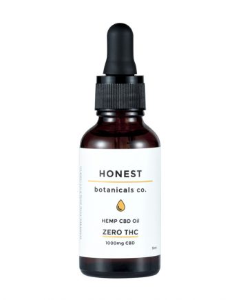 CBD Oil with Zero THC - 1000mg Honest Botanicals